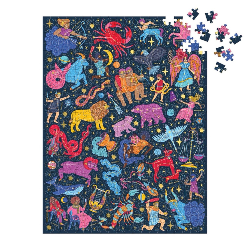 NEW - 500pc Constellations 101: Stargazing Astrology Zodiac Puzzle by Galison - Picture 3 of 5